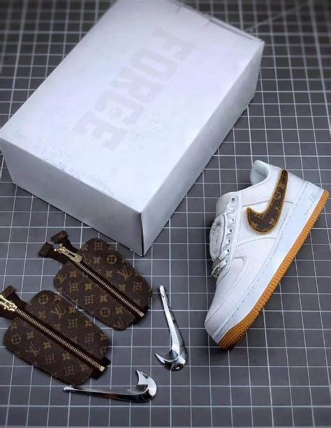 louis vuitton travis scott air force 1